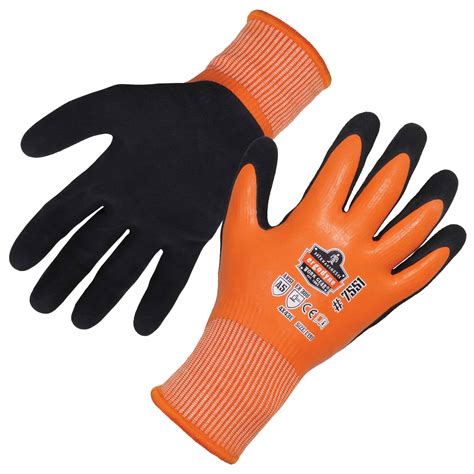 Coated Waterproof Winter Work Gloves - ANSI/ISEA 105-2016 Cut Level A5 ...