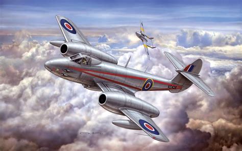 Download Military Gloster Meteor Wallpaper