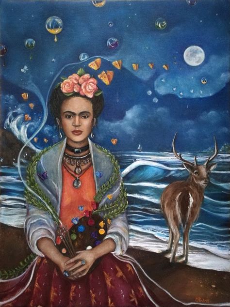 Frida Kahlo art on canvas Archival Print on Gallery Wrapped | Etsy