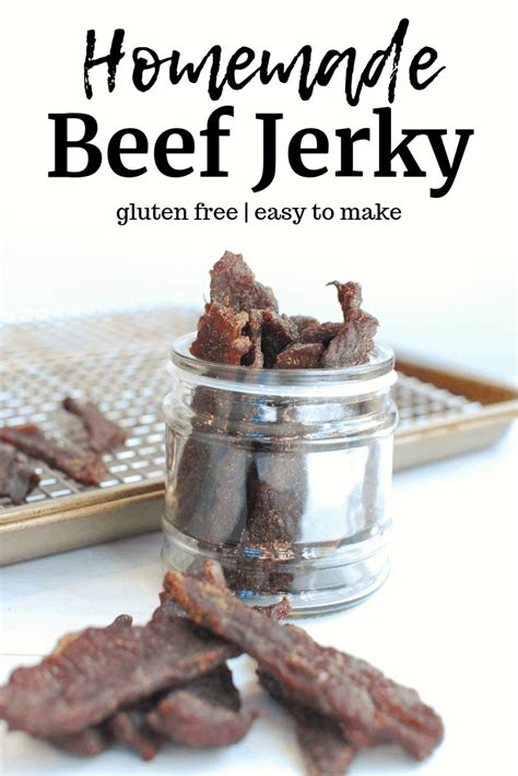 Homemade Gluten Free Beef Jerky - Snacking in Sneakers