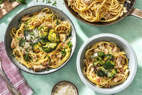 Chicken Linguine with Roasted Broccoli Recipe | HelloFresh