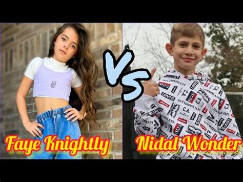 Nidal Wonder VS Faye Knightly Lifestyle Comparisons (ROCK SQUAD MEMBERS ...