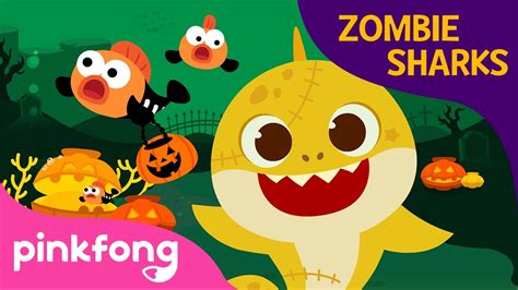 Halloween Zombie Shark | Baby Shark Halloween | Halloween Song | Pinkfong Halloween Songs - YouTube