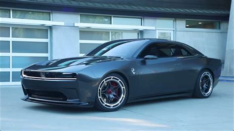 Dodge Charger Daytona SRT Eletrico com som artificial de um motor V8 ...