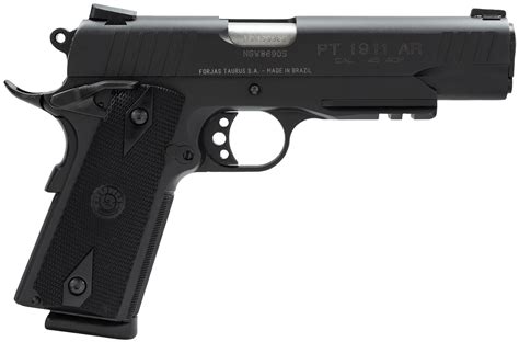 Taurus 1191101B1 1911 Full Size Frame 45 ACP 8+1 5″ Matte Stainless ...