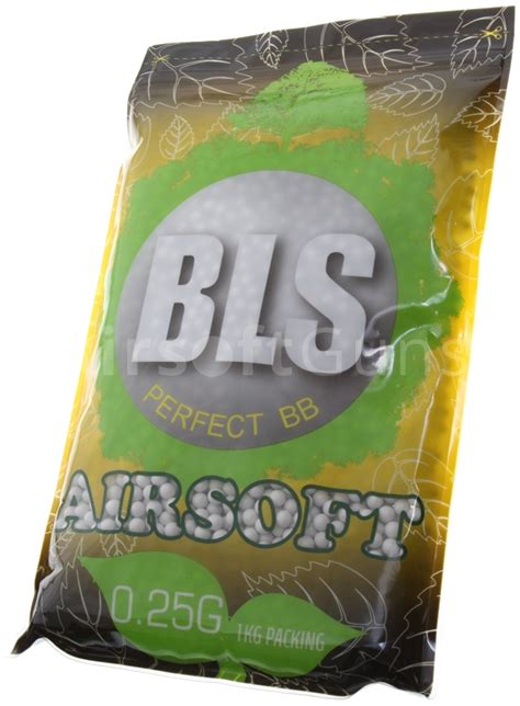 Airsoft BBs, 0.25g, 6mm, 4000rd, 1kg, BIO Perfect, BLS | AirsoftGuns