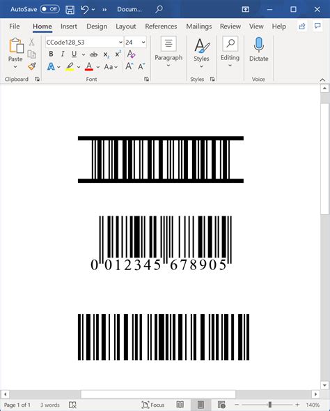 Printable Barcode Generator