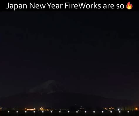 Japan new year Fireworks looks very different : r/fireworks