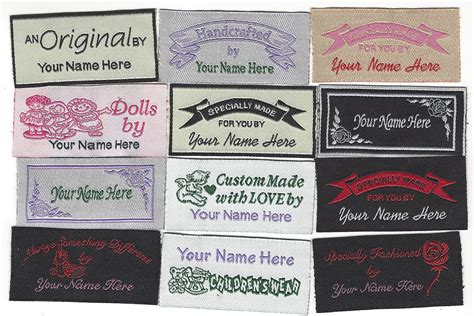 Printed Fabric Logo Labels