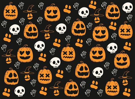 Halloween Pattern Wallpaper