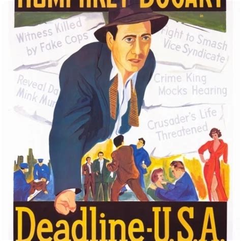 Deadline USA Movie Poster (27 x 40)-in Plaques & Signs from Home ...