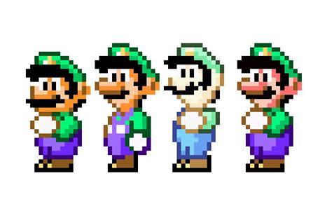 Best Super Mario World Luigi Sprite | Mario Amino