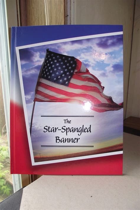 The Star Spangled Banner Hardcover Book Learn The Lyrics And Sing Along USA Red | Star spangled ...