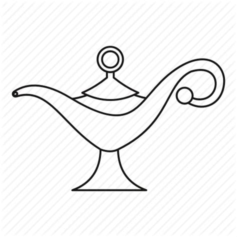 Genie Lamp Drawing at GetDrawings | Free download