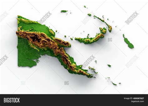 Papua New Guinea Map Image & Photo (Free Trial) | Bigstock