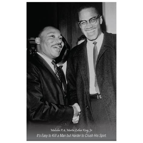 Malcolm X and Martin Luther King, Jr. Poster by Sankofa Designs | The Black Art Depot