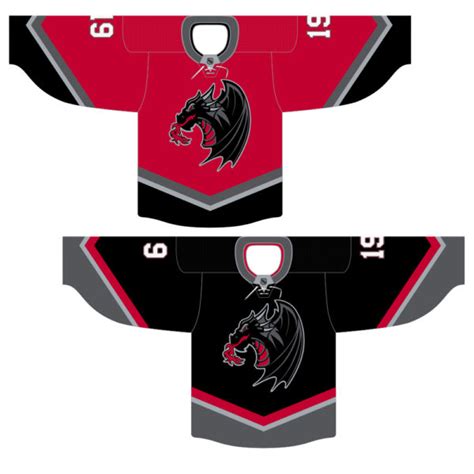 DRAGONS REVERSIBLE JERSEY ONLY (CUSTOM ITEMS TAKE 3-5 WEEKS) - Rinkside ...