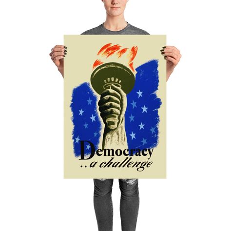 Poster DEMOCRACY 50X70 cm