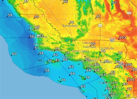 Live Weather Map Los Angeles - Drucie Kimberley