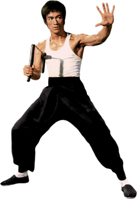 Bruce Lee Way of the Dragon Kato Nunchaku Kung fu - bruce lee png download - 482*700 - Free ...