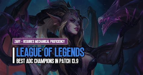 League of Legends Best ADC Champions in Patch 13.9