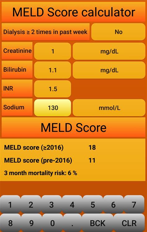 MELD Score calculator APK for Android Download