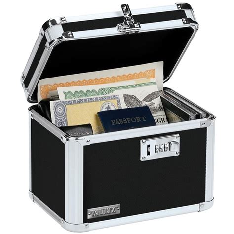 Vaultz Locking Personal Storage Box Black at Lowes.com