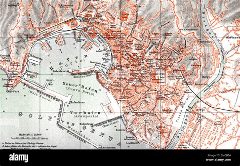 Map of genoa italy hi-res stock photography and images - Alamy