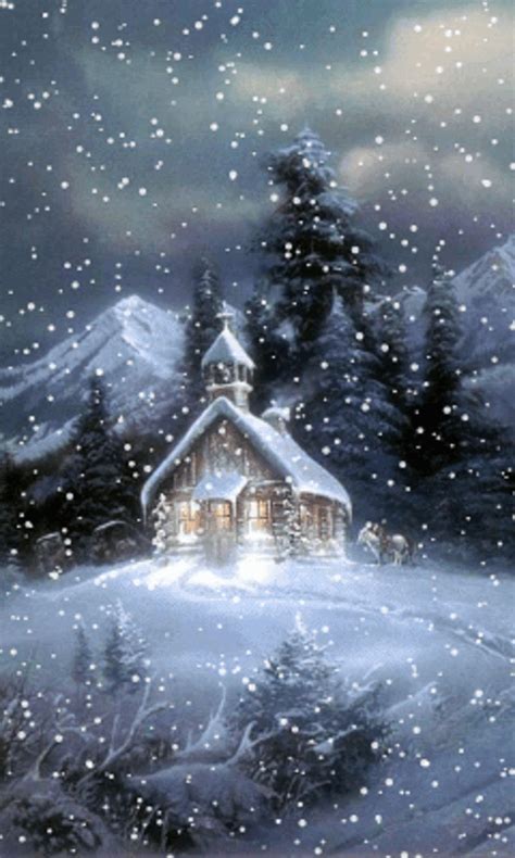 Merry Christmas & Happy New Year !!! | Winter scenes, Animated ...