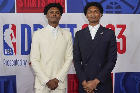 NBA draft 2023: Thompson twins finally separate and make draft history - oregonlive.com