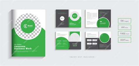 Premium Vector | Professional business brochure or booklet template