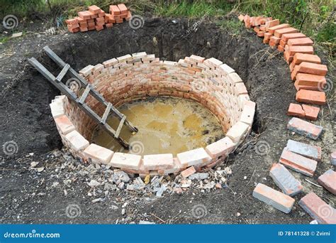 Round septic tank stock photo. Image of treat, underground - 78141328