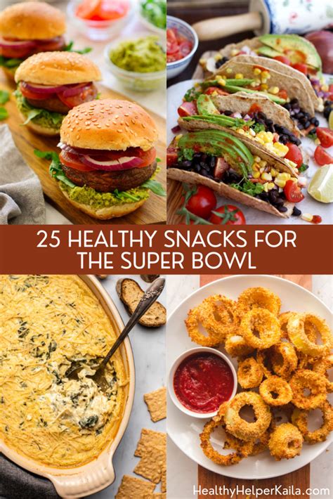 25 Healthy Snacks for the Super Bowl • Healthy Helper