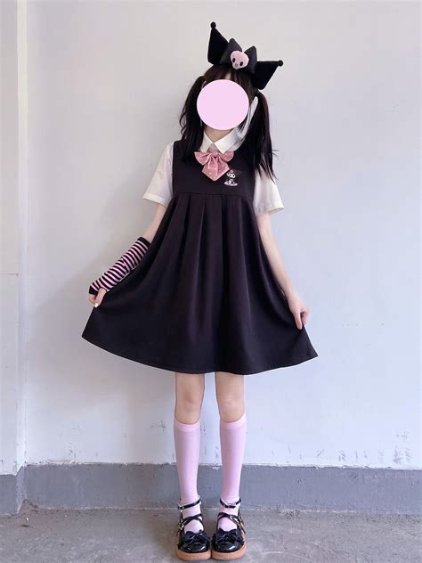 Kuromi My Melody Cinnamoroll Jk Uniform Pleated Dresses - ntbhshop