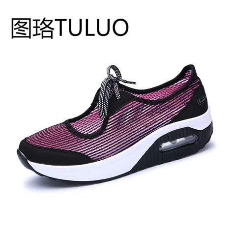 Summer Breathable Women Sneakers Healthy Walking Shoes Outdoor Mesh ...