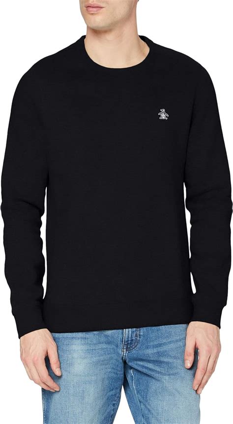 Original Penguin Men's Crew Neck Logo Sweatshirt: Amazon.co.uk: Clothing