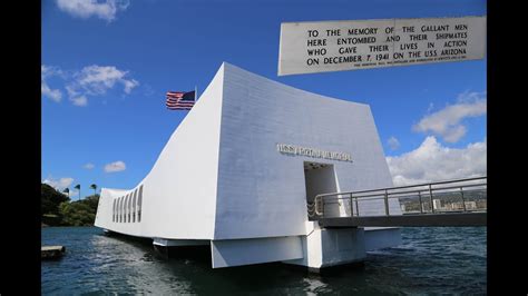 The USS Arizona memorial, Pearl Harbor in Hawaii - YouTube