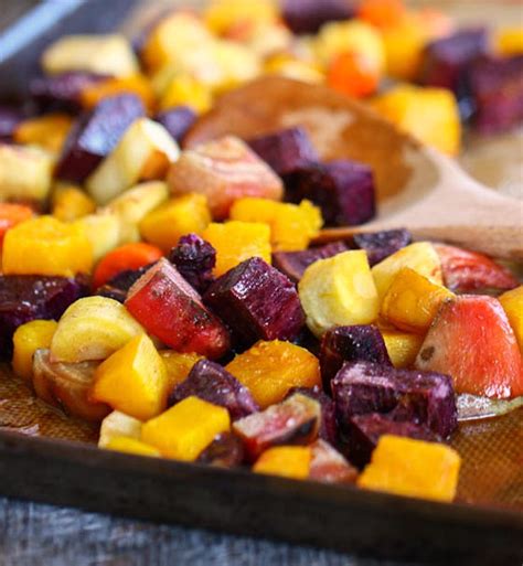 Maple Cinnamon Glazed Root Vegetables - Pure Maple from Canada | Recipe | Roasted root veggies ...