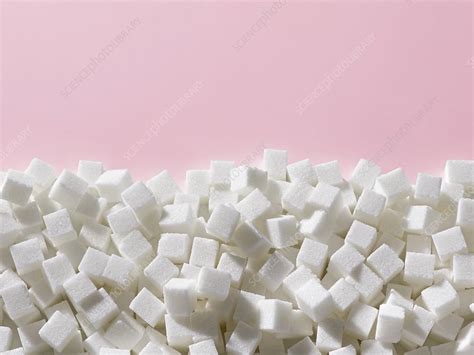 White sugar cubes - Stock Image - F022/3428 - Science Photo Library