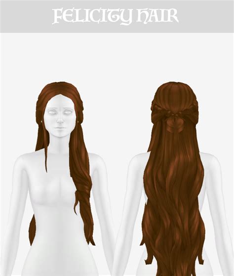 Sims 4 maxis match long wavy hair cc - honreading