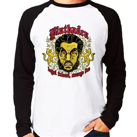 Camiseta Grimm Blutbad Monroe Raglan | Elo7 Produtos Especiais