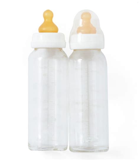 Hevea Baby Glass Bottle 240ml with Natural Rubber Teat - 2 Pack | Natures Child - Organic ...