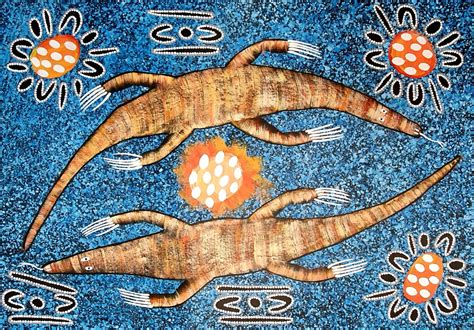 Reggie Sultan ‘Goanna Dreaming’ - AAIA Aboriginal Art