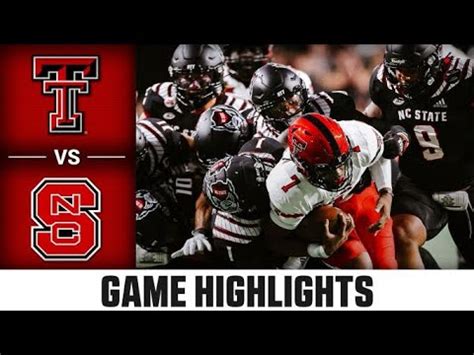 Texas Tech vs. NC State Football Highlights (2022) - Win Big Sports