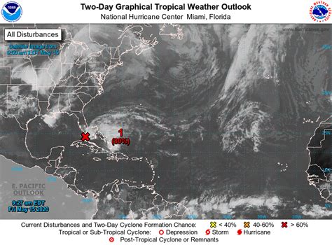 First tropical storm of the season likely to form this weekend