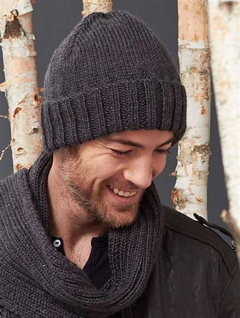 Men's Basic Hat Knitting Pattern