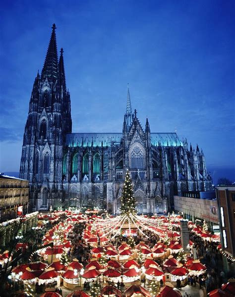 Cologne Cathedral And Christmas Market Photograph by Axiom Photographic