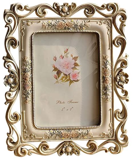 Floral Wedding Photo Frames 5x7 Picture Frames Table Ornaments Wedding Decoration House ...