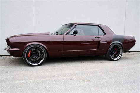 1966 Barbera Red Ford Mustang Restomod Coupe - $99,980 - For Sale, Finance Lease or Buy Car's ...