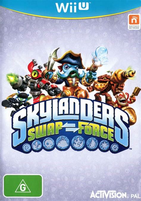 Skylanders: Swap Force (2013) Wii U box cover art - MobyGames